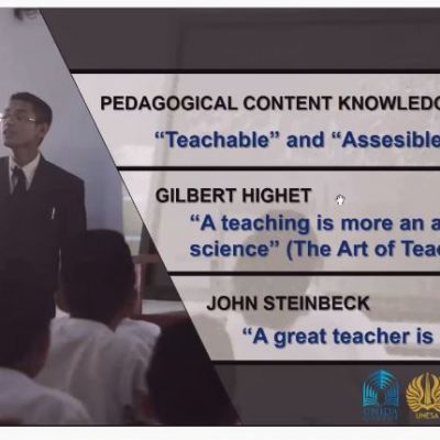 S3 Teknologi Pendidikan Pascasarjana Unesa Gelar Webinar Bertajuk Pedagogical Content Knowledge