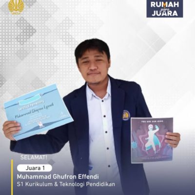 Selamat atas prestasi Muhammad Ghufron Effendi, yang mendapatkan Juara 1 dalam Lomba Poster tingkat nasional dengan tema &ldquo; Apresiasi Terhadap Tenaga Kesehatan &rdquo;.