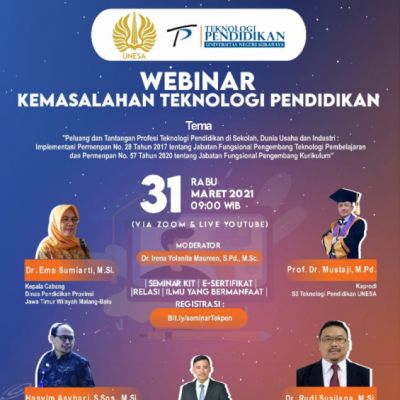 Webinar Kemasalahan Teknologi Pendidikan