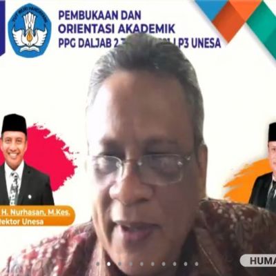 Unesa Gelar Orientasi Mahasiswa PPG dalam Jabatan Tahap Dua 2021