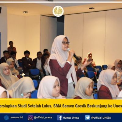 Persiapkan Studi Setelah Lulus, SMA Semen Gresik Berkunjung ke Unesa