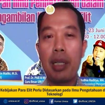 Kebijakan Para Elit Perlu Didasarkan pada Ilmu Pengetahuan dan Teknologi