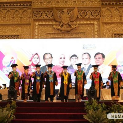Harapan Gubernur Jatim Atas Pengukuhan Enam Gubes Baru UNESA