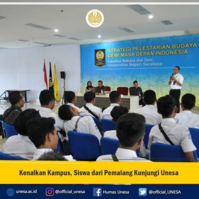 Kenalkan Kampus, Siswa dari Pemalang Kunjungi Unesa