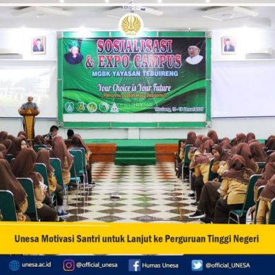 Unesa Motivasi Santri untuk Lanjut ke Perguruan Tinggi Negeri