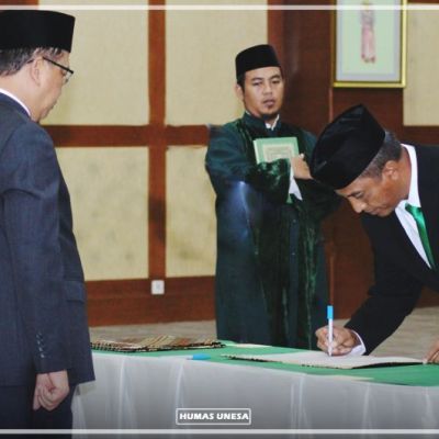 Kemenristekdikti Resmi Lantik Rektor Baru Unesa