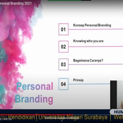 Kupas Personal Branding, BEM FIP Adakan Webinar Bersama Akademisi dan Praktisi