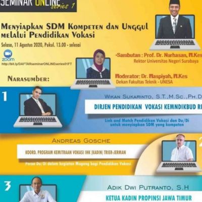 Pendidikan Vokasi Harus Menikah dengan Industri dan Dunia Kerja