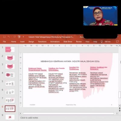 Webinar UNESA Diskusikan Penguatan UMKM dan Industri Halal Mendukung Capaian SDGs