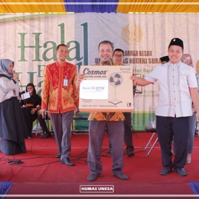 Pembagian Doorprize Meriahkan Halal Bihalal Universitas