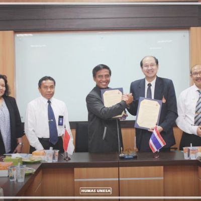 Unesa Lakukan Penandatanganan MoU dengan Rajamanggala University of Technology Krungtrep Thailand