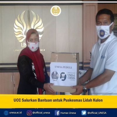 UCC Salurkan Bantuan untuk Puskesmas Lidah Kulon