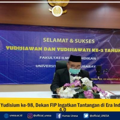 Di Yudisium ke-98, Dekan FIP Ingatkan Tantangan di Era Industri 40