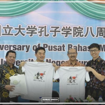 Pusat Bahasa Mandirin Unesa Perkuat Kerja Sama dengan Konjen Tiongkok di Hari Jadinya ke-8