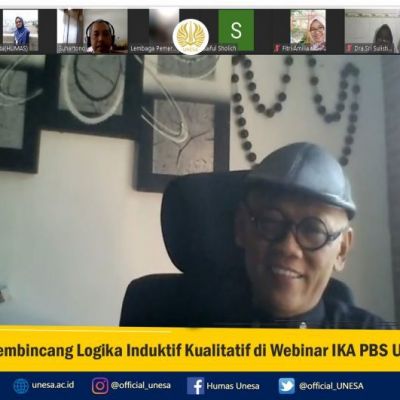 Membincang Logika Induktif Kualitatif di Webinar IKA PBS Unesa