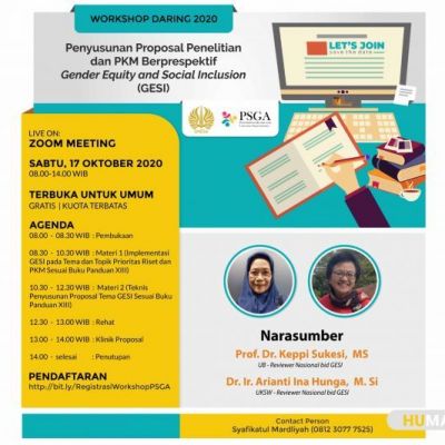 Tingkatkan Penelitian dan PKM Berperspektif GESI, Unesa Selenggarakan Workshop Bagi Dosen dan Tendik