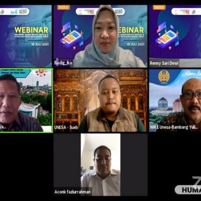 Webinar dan Sosialisasi Prodi, Dekan FEB UNESA Targetkan Prodi Bisnis Digital Minimal Akreditasi B pada Tahun ke-3 Sekaligus Kejar Akreditasi Internasional