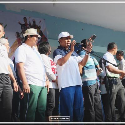 Rektor Unesa Olahraga sebagai Perekat NKRI
