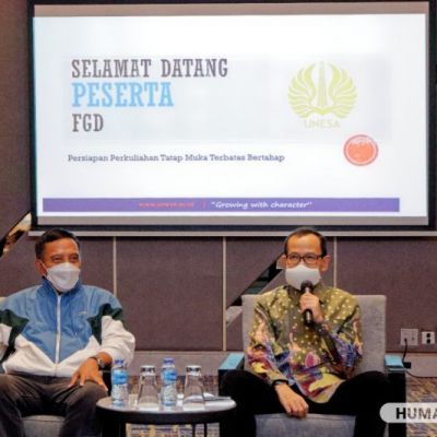 Ditjen Diktiristek dan Belasan Pimpinan Perguruan Tinggi Negeri Matangkan Skema PTM, Berikut Skema dan Syarat PTMTB di UNESA