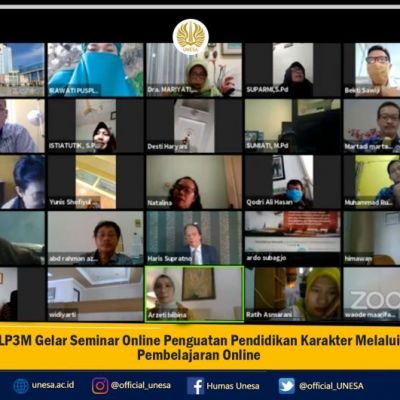 LP3M Gelar Seminar Online Penguatan Pendidikan Karakter Melalui Pembelajaran Online