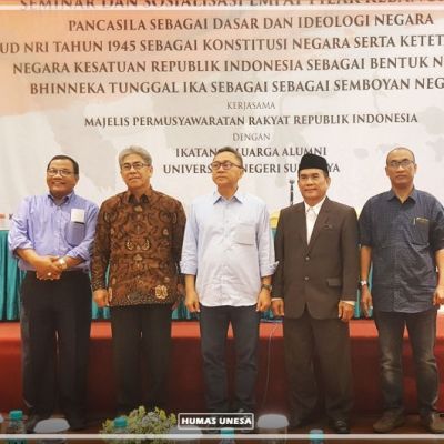 Seminar Empat Pilar Kebangsaan Mahasiswa sebagai Pemegang Tonggak Estafet Pemerintahan