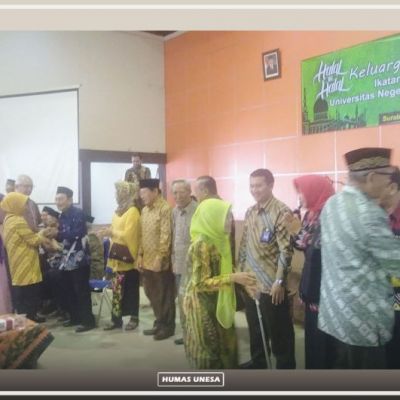 Halal Bihalal IPUNESA Kita Tingkatkan Silaturahmi dan Kesahatan Para Purna Tugas Unesa