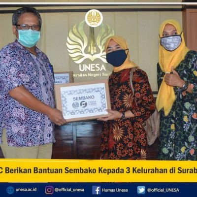 UCC Berikan Bantuan Sembako Kepada 3 Kelurahan di Surabaya