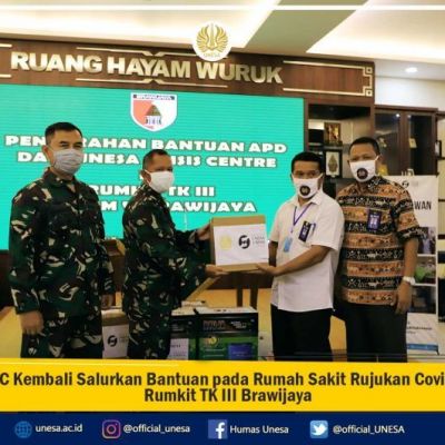 UCC Kembali Salurkan Bantuan pada Rumah Sakit Rujukan Covid-19 Rumkit TK III Brawijaya