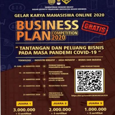 Lomba Business Plan, Universitas Brawijaya Juara Satu, Unesa Juara Dua dan Tiga