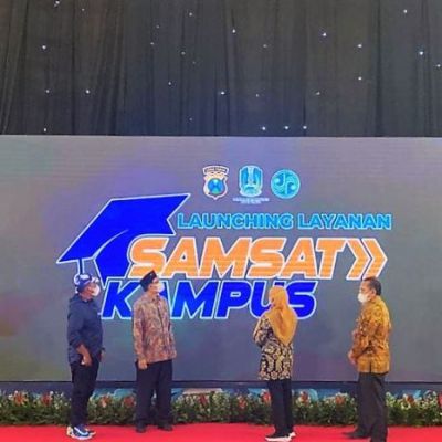 Gubernur Launching Samsat Kampus, Bapenda dan UNESA Luncurkan Samsat Corner