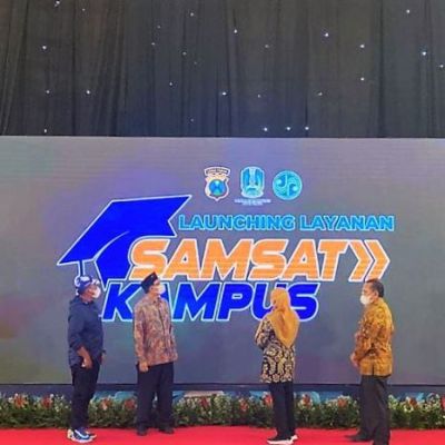 Gubernur Launching Samsat Kampus, Bapenda dan UNESA Luncurkan Samsat Corner