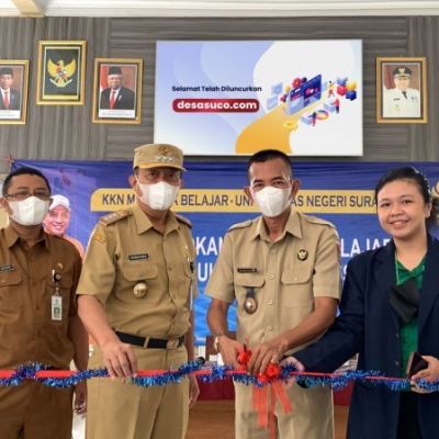 Kolaborasi Tim KKN dan Pemdes di Jember Hasilkan Website Desa dan Video 4T