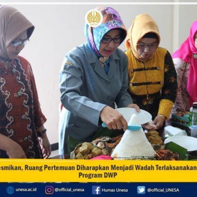 Diresmikan, Ruang Pertemuan Diharapkan Menjadi Wadah Terlaksanakannya Program DWP