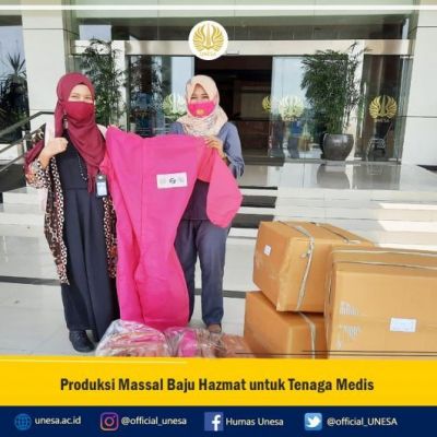 Produksi Massal Baju Hazmat untuk Tenaga Medis