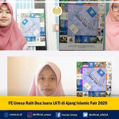 FE Unesa Raih Dua Juara LKTI di Ajang Islamic Fair 2020