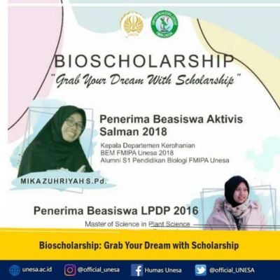 Bioscholarship Grab Your Dream with Scholarship