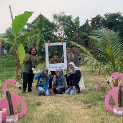 Tim KKN-T UNESA Optimalkan Destinasi Wisata Telaga Carang Sewu, Gresik
