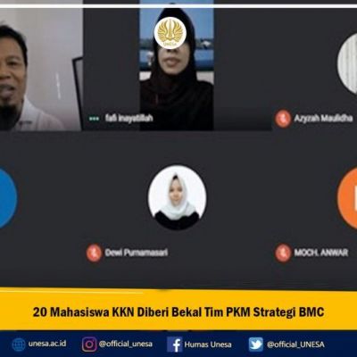 20 Mahasiswa KKN Diberi Bekal Tim PKM Strategi BMC