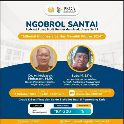 Peran Generasi Muda dalam Peta Pemilu 2024 Menurut Pakar UNESA