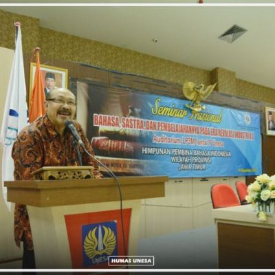 Unesa Menjadi Tuan Rumah Seminar Nasional Himpunan Pembina Bahasa Indonesia HPBI 2019