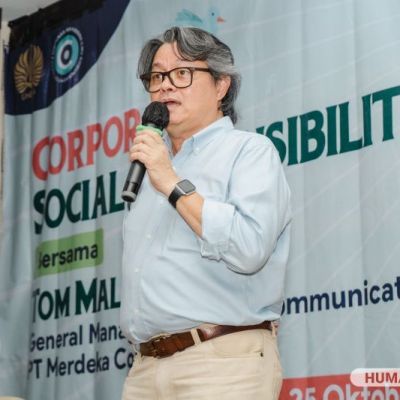 Prodi Ikom Helat Kuliah Tamu CSR, Datangkan Profesional dari PT Merdeka Copper Gold