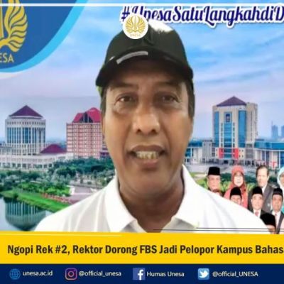 Ngopi Rek 2, Rektor Dorong FBS Jadi Pelopor Kampus Bahasa