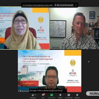 ICCSAL 2021 Soroti Isu-isu Mutakhir Seputar Bahasa, Sosial dan Seni