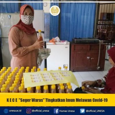 K E C E Seger Waras Tingkatkan Imun Melawan Covid-19