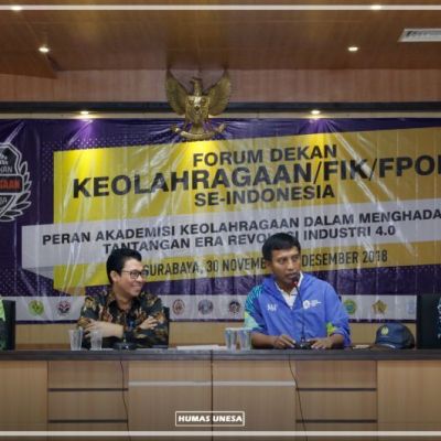 Kebijakan Baru SBMPTN 2019, Dekan Keolahragaan se-Indonesia Gelar Pertemuan di Unesa