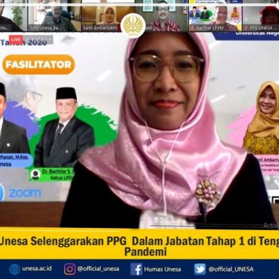 Unesa Selenggarakan PPG Dalam Jabatan Tahap 1 di Tengah Pandemi