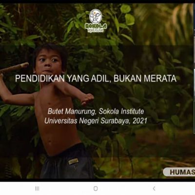 PPKN Unesa, Gelar Webinar untuk Kembangkan Konsep Merdeka Belajar dengan Belajar Bersama Butet Manurung