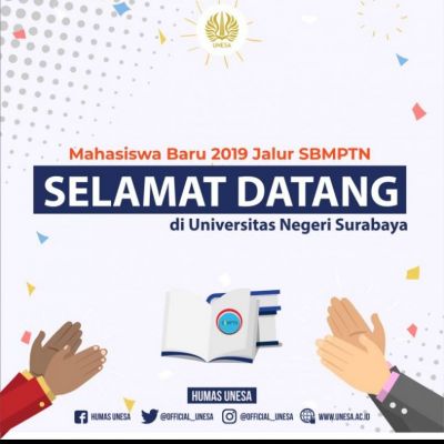 2787 PESERTA LOLOS SBMPTN UNESA TAHUN 2019