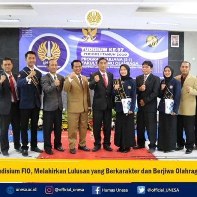 Yudisium FIO, Melahirkan Lulusan yang Berkarakter dan Berjiwa Olahraga