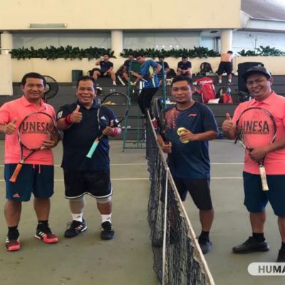 Unesa Berpartisipasi dalam Turnamen Tenis Bank BTN